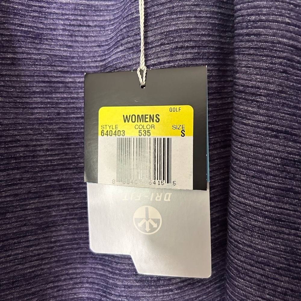 NWT Nike Golf Purple Dri-FIT Tour Performance Zippered Vest - Picture 3 of 6